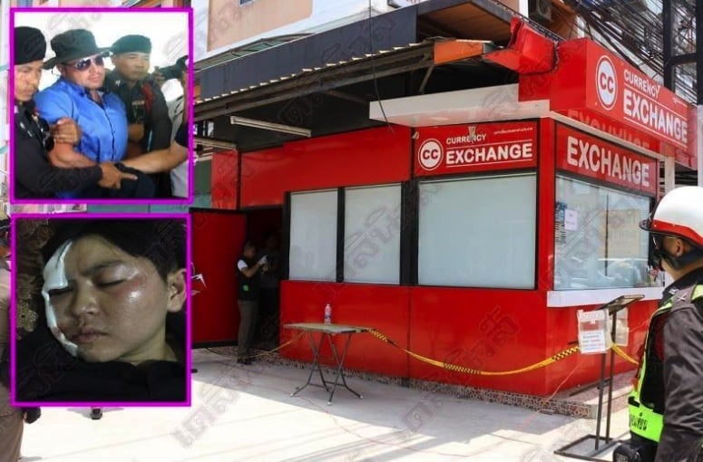 “It wasn’t me.” Russian denies stealing money and beating up exchange booth attendant in Pattaya