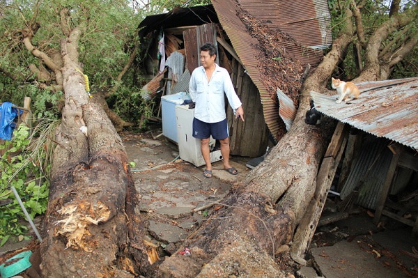 Two dead, 892 homes damaged by storms in the Northeast