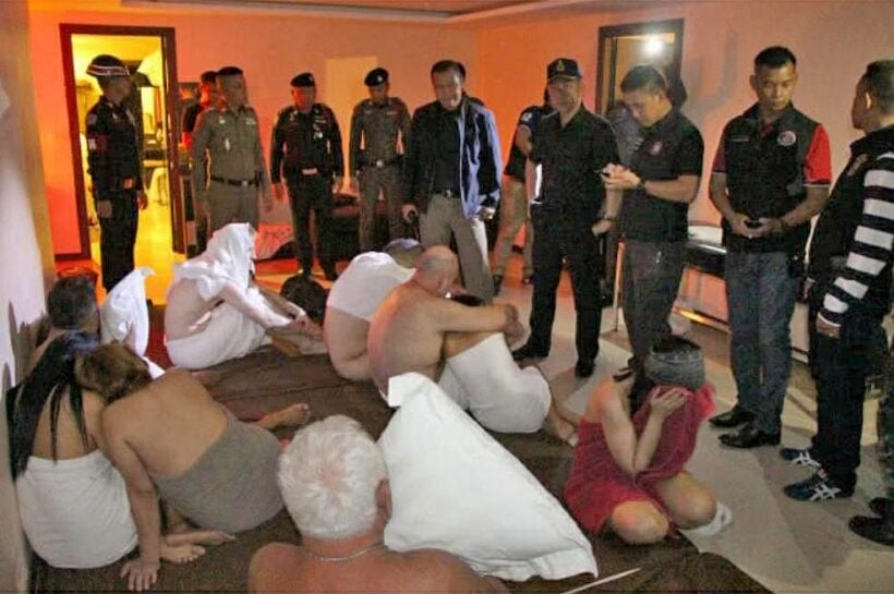 Pattaya swingers party interrupted by authorities