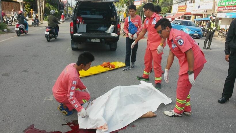 Bike crashes into a van killing one