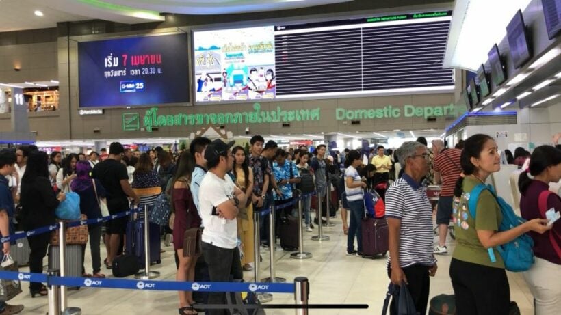 National airports coping with the inbound and outbound crowds