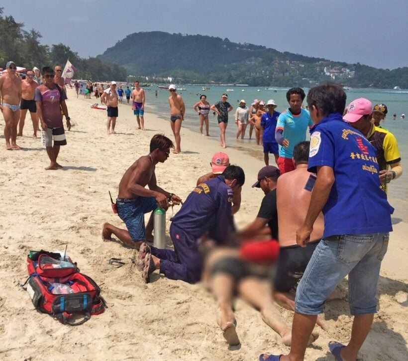 Chinese tourist drowns in Patong