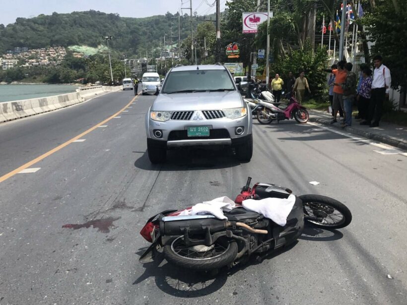 One dead, one injured in Kalim motorcycle/van crash