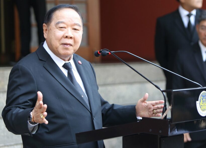 Prawit denies any health problems