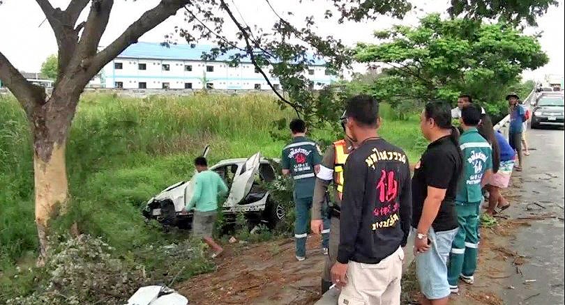 Natnicha killed in car crash in Ayutthaya