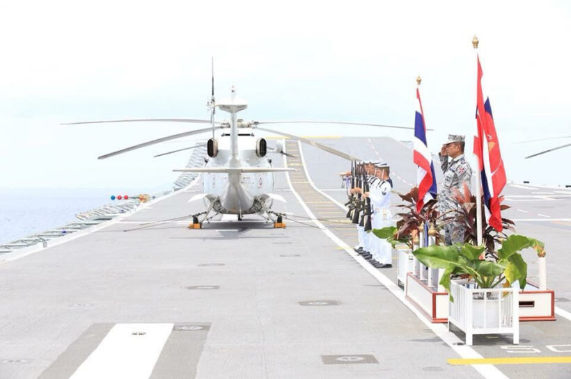 ผู้บัญชาการทหารเรือ ตรวจเยี่ยมการฝึกภาคทะเล ในการฝึกกองทัพเรือ ประจำปี 2561 | News by The Thaiger