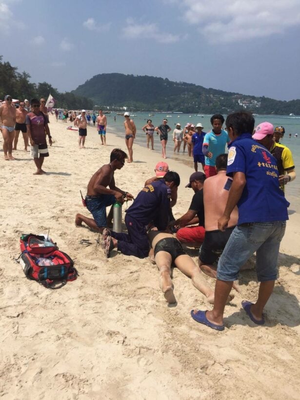 นักท่องเที่ยวชาวจีนจมน้ำเสียชีวิตที่หาดป่าตอง | The Thaiger
