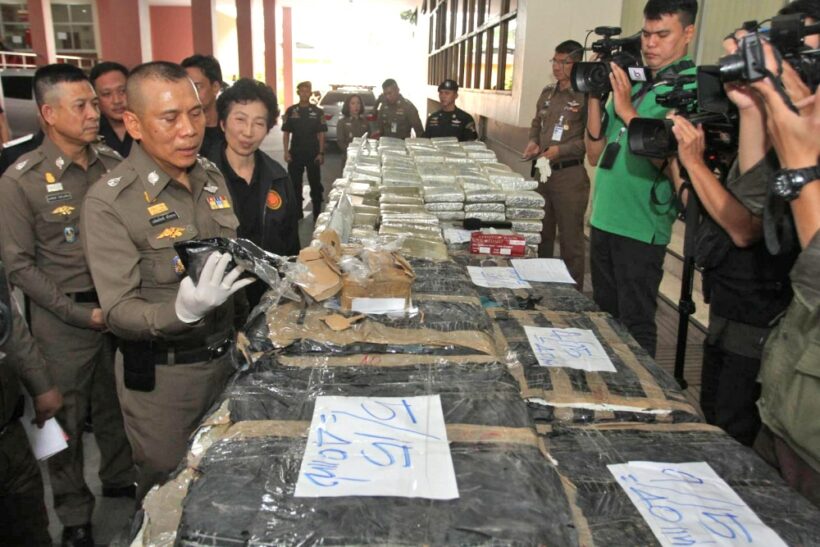 Huge narcotics haul seized from four major drug operations