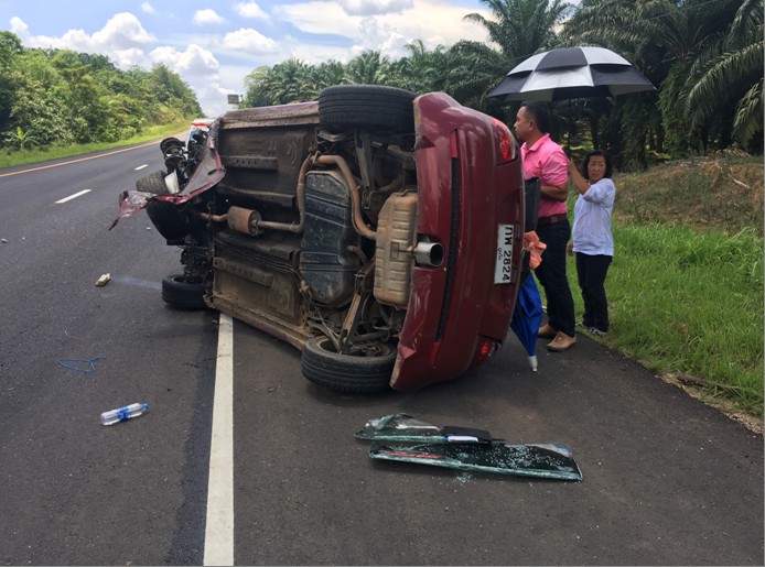 Suspect arrested with over 100,000 meth pills after road accident in Krabi