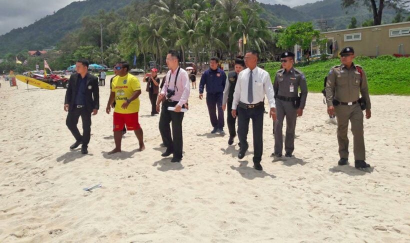 Chinese delegation visit Patong lifeguards and had some suggestions too