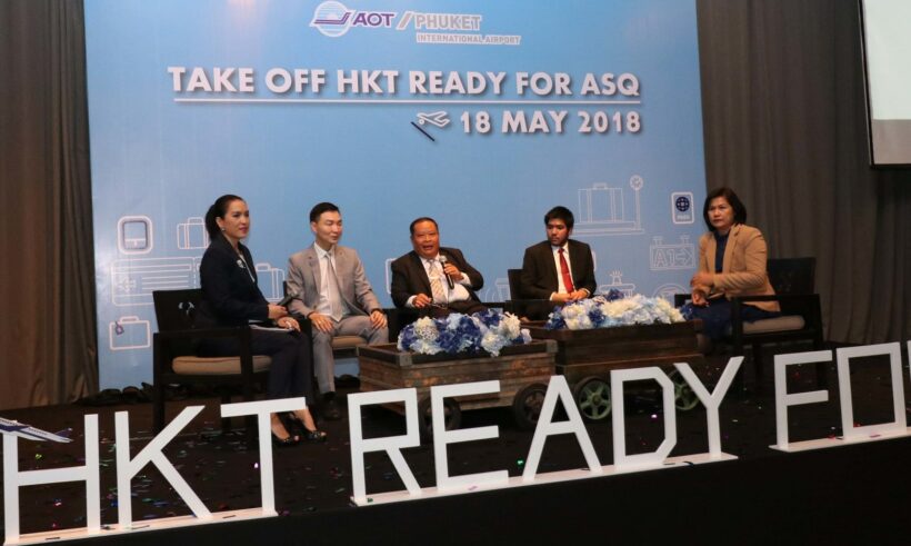 ท่าอากาศยานภูเก็ต จัดงาน “Take off HKT ready for ASQ” | The Thaiger