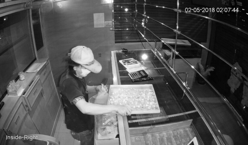 Police hunting for gold shop thief