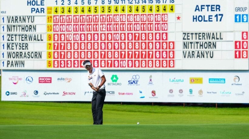 Thai young gun Varanyu leads by eight shots at Singha Laguna Phuket Open