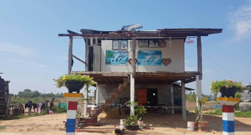 Three houses flattened in Nakhon Ratchasima by storms