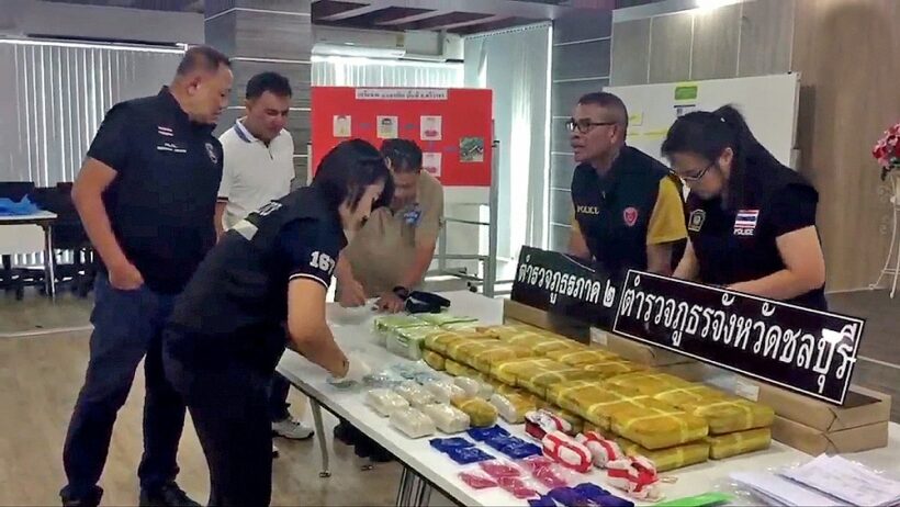 Chonburi sting nets suspects and drugs