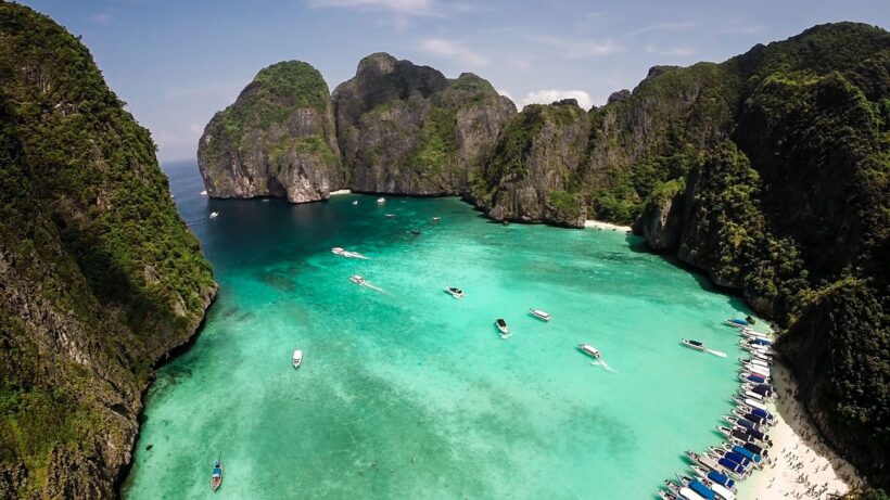 Access to Maya Bay, from the front, permanently closed