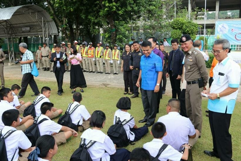 Road accident prevention project aimed at schools - Phuket | News by Thaiger
