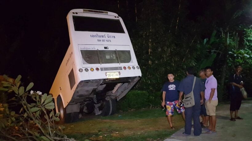 Chinese tour bus crash on Kata hill