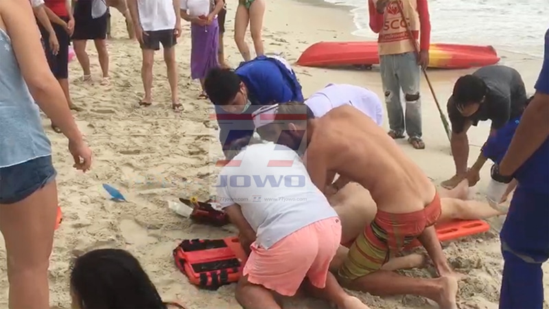 German tourist in coma after dramatic rescue at a Koh Phangan beach