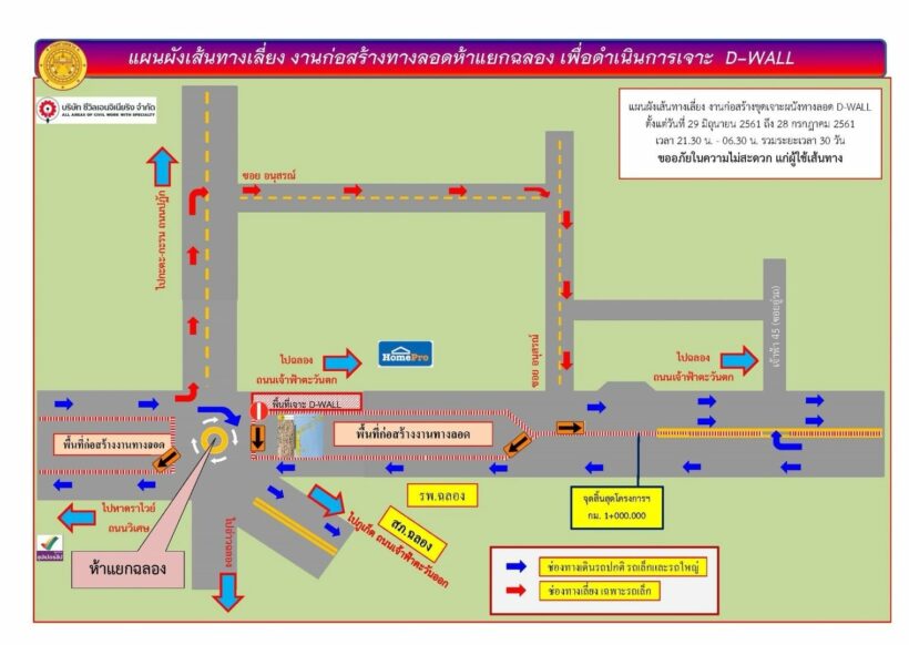 ภูเก็ตหารือการจัดระบบจราจรห้าแยกฉลองก่อนผู้รับเหมาเริ่มขุดเจาะกำแพงกันดิน | The Thaiger