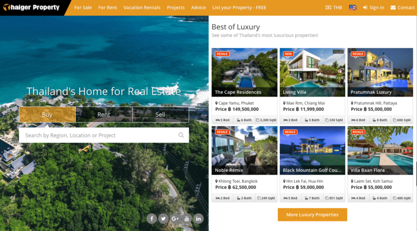 Thailand’s largest property portal