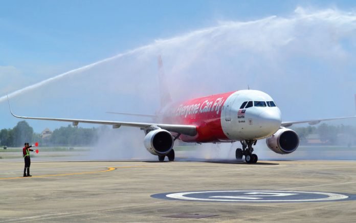 Air Asia flight arrives in Hua Hin. Hey, it’s a really big deal!!