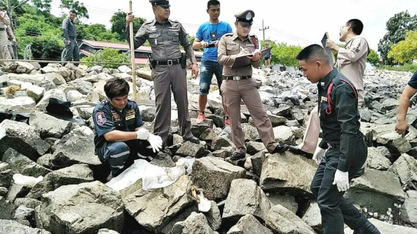 Sattahip: Grisly find on rocks near Navy School