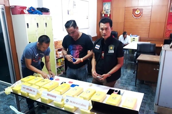 Four arrested with 200,000 methamphetamine pills in Phang Nga