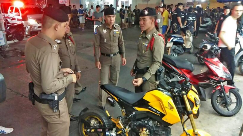 Middle-eastern motorbike racers rounded up in Pattaya