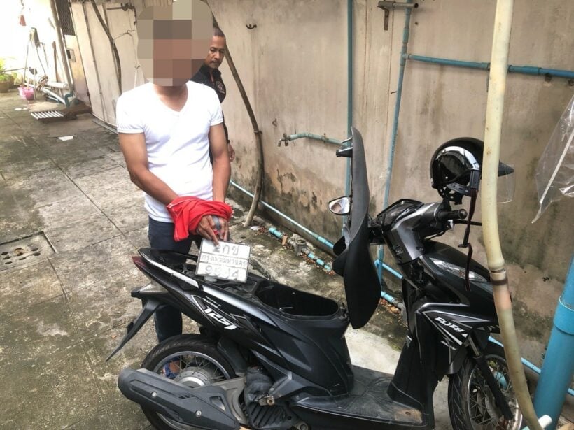 Pattani man arrested in Phuket motorbike theft