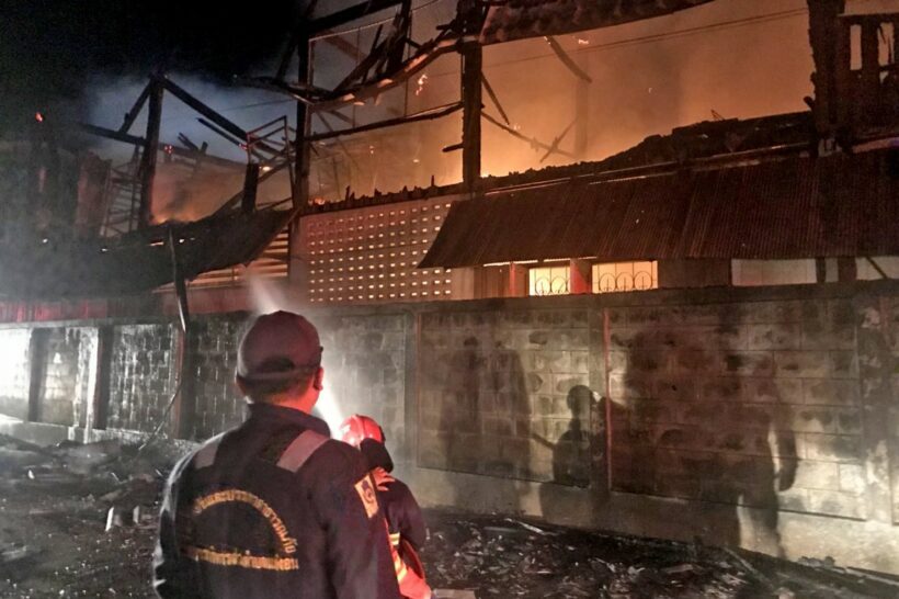 15 year old dies in Chiang Mai boarding house fire