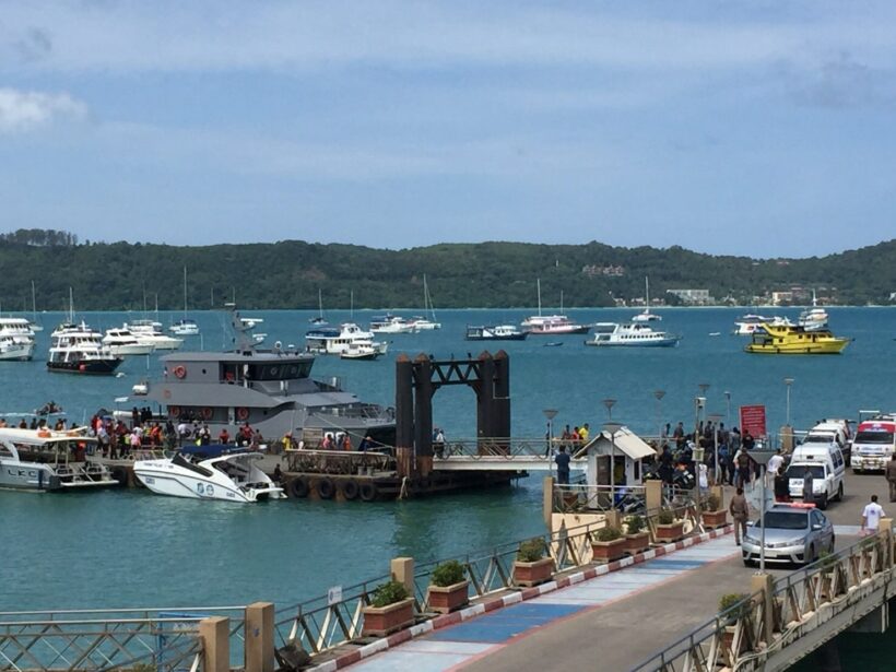 Chalong boats must stay at port