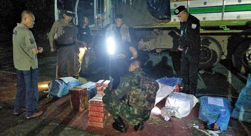 Seven arrested over a 300 kilogram ‘ice’ shipment in Chiang Rai