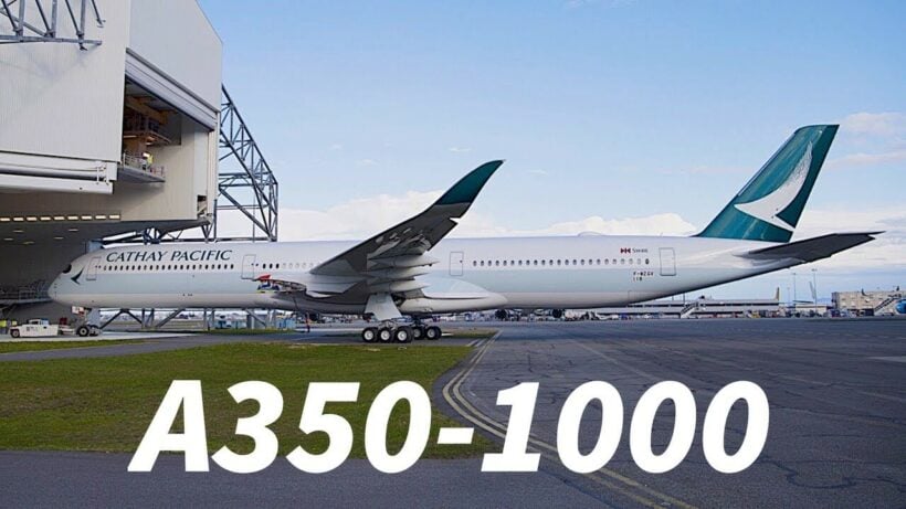 Cathay Pacific brings the first A350-1000 to Suvarnabhumi