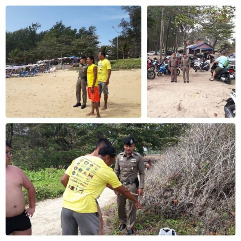 Chalong Police warn of beach thief at Nai Harn