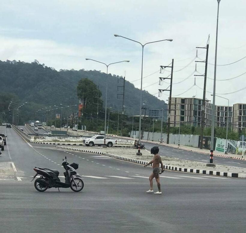 ‘Intoxicated’ man apprehended at Samkong intersection