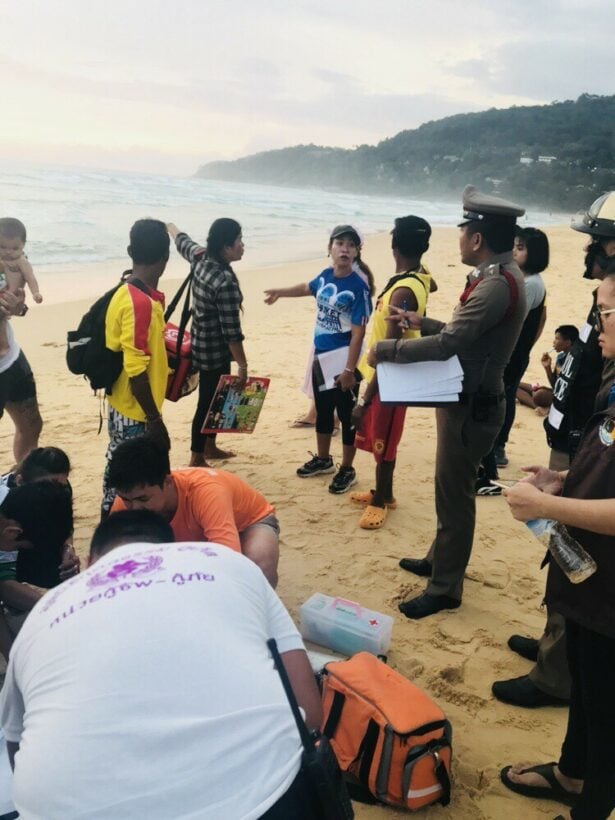 One rescued, one missing after rescue at Karon Beach