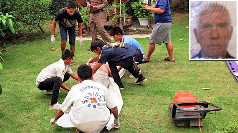 English retiree electrocuted while mowing his lawn in Khon Kaen