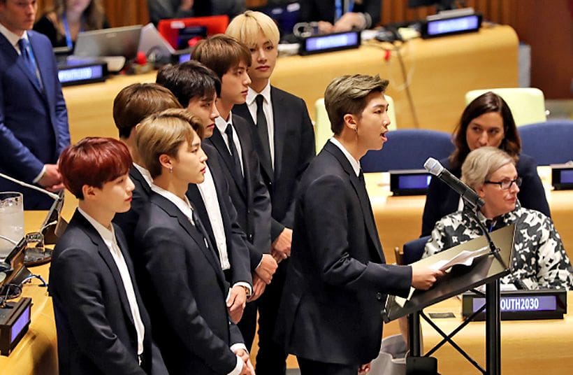 South Korean band’s motivational UN speech transcends race and gender identity