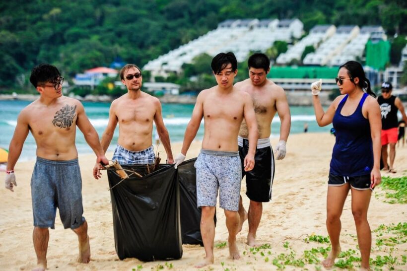 Clean The Beach Bootcamp heads to Surin Beach for World Clean Up Day