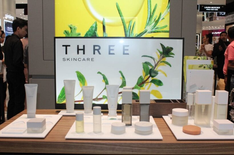 เครื่องสำอางค์แบรนด์ THREE เปิดเคาน์เตอร์ที่เซ็นทรัลภูเก็ต | The Thaiger