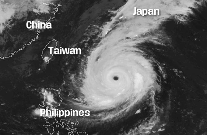 Typhoon Trami predicted to regain strength and hit Japan this weekend