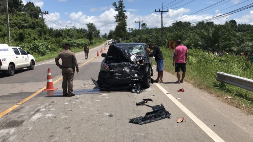 Two college students killed in Krabi head-on