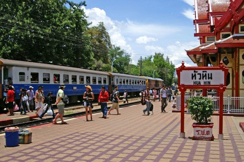 Railway traveller intercepted by police in Hua Hin, allegedly delivering drugs