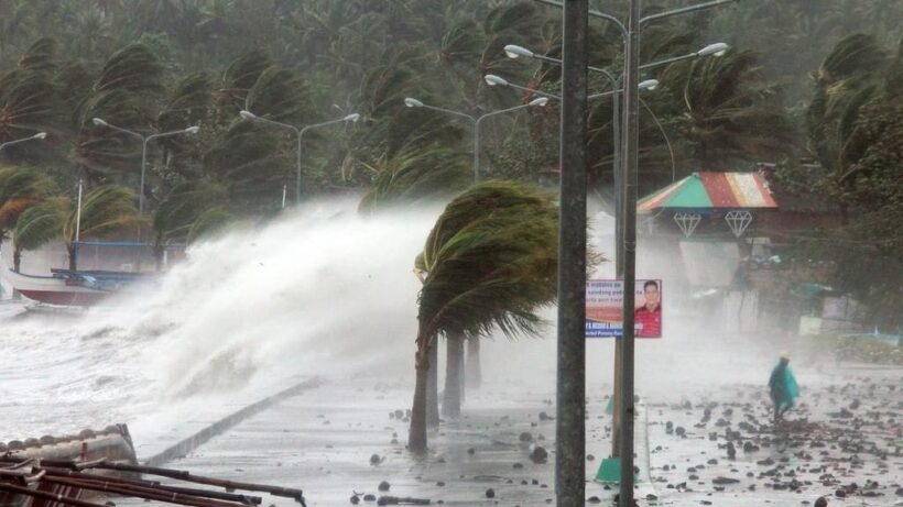 Mega storm bears down on Luzon Island, The Philippines