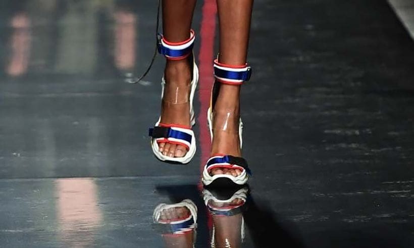 Thai-flag footwear NOT ok