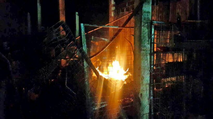 Fire destroys Krabi market