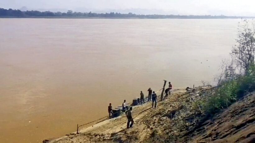 A tonne of marijuana seized on the banks of the Mekong