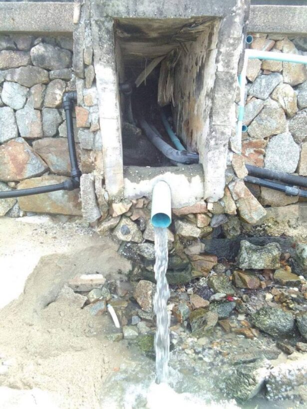 Patong Municipality responds to waste water flowing into bay