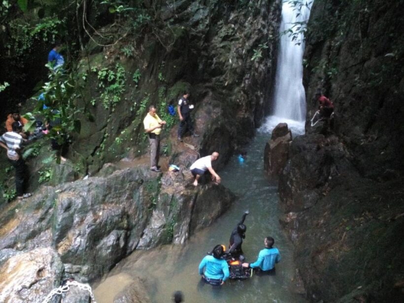 หนุ่มปัตตานีกระโดดน้ำตกบางแปศีรษะกระแทกจมน้ำดับ | The Thaiger